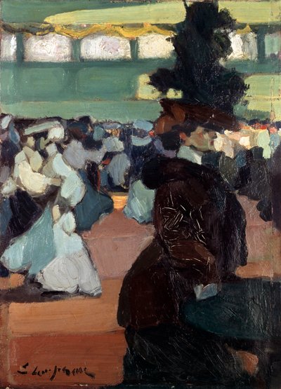 Auf einem Ball, 1905 von Edmond Lempereur