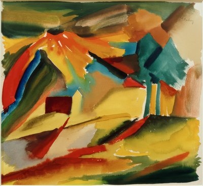 Landschaft 3 von Edmund Fabry