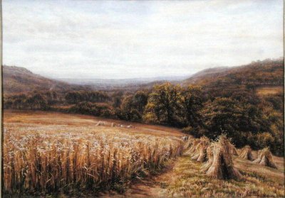 Erntezeit bei Ashburton von Edmund George Warren