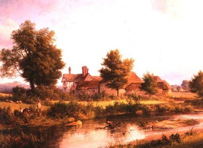 Ansicht von Unstead House, nahe Bramley von Edmund Gill