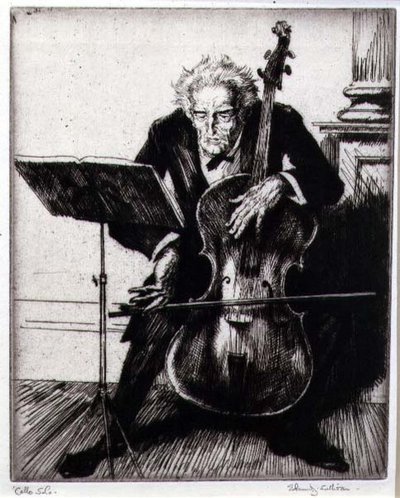 Cello Solo von Edmund Joseph Sullivan