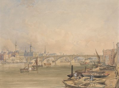 Eine Ansicht der London Bridge von Edmund Walker