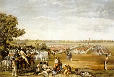 Militärparade in Barbados von Edmund Walker