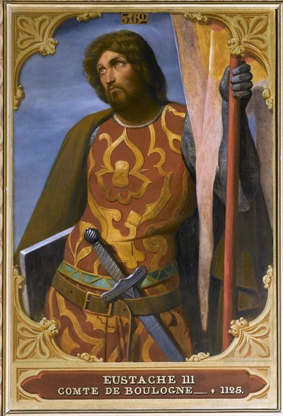 Eustace III., Graf von Boulogne, 1844 von Édouard Alexandre Odier