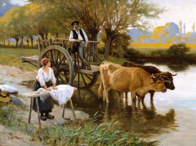 Am Wasser von Edouard Debat Ponsan