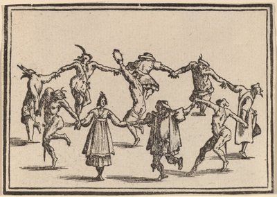 Der Tanz von Edouard Eckman after Jacques Callot