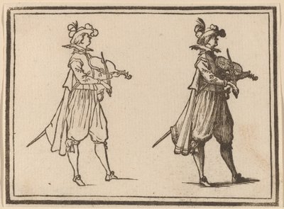 Geiger von Edouard Eckman after Jacques Callot