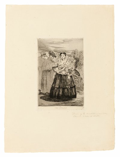 Im Prado I von Édouard Manet