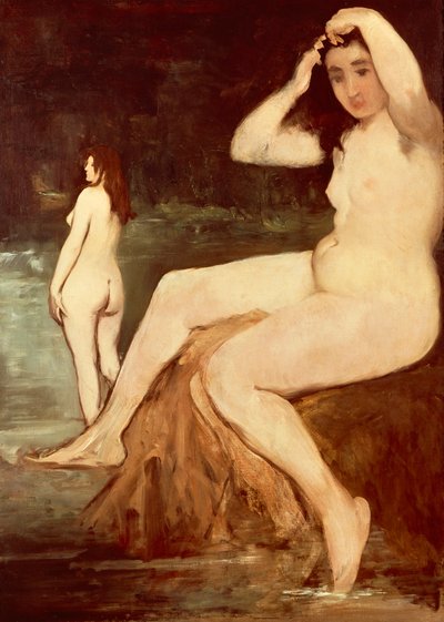 Badende an der Seine von Édouard Manet
