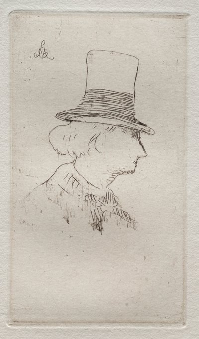 Baudelaire im Profil von Édouard Manet