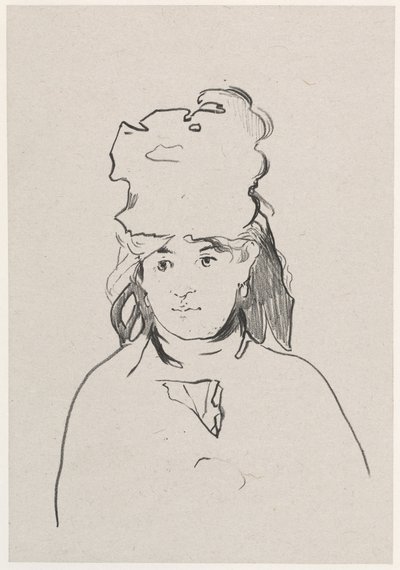 Berthe Morisot, 1872 von Édouard Manet