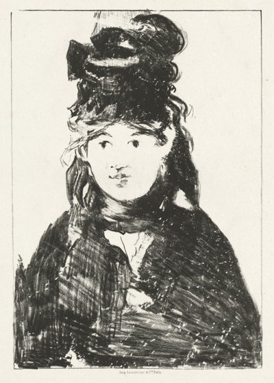 Berthe Morisot, 1872 von Édouard Manet