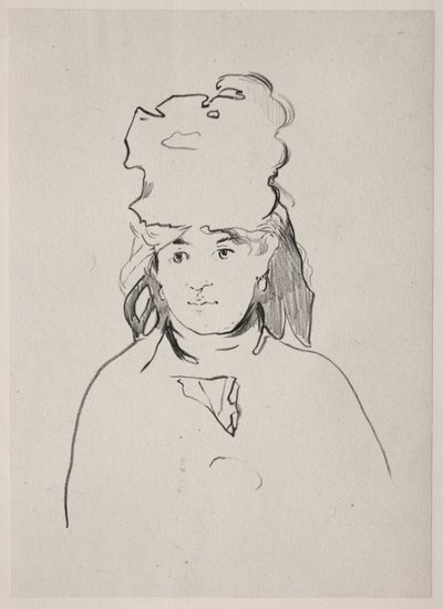 Berthe Morisot, 1872 von Édouard Manet