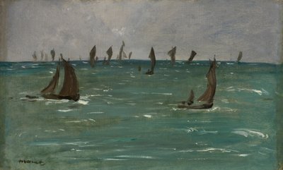 Boote in Berck-sur-Mer von Édouard Manet