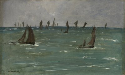 Boote in Berck-sur-Mer von Édouard Manet