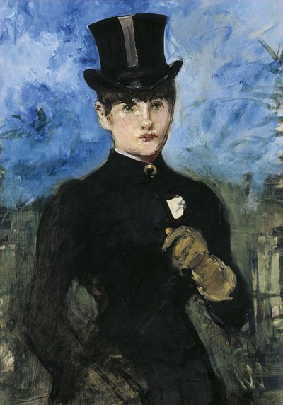 Reiterin, Frontalansicht (ca. 1882) von Édouard Manet