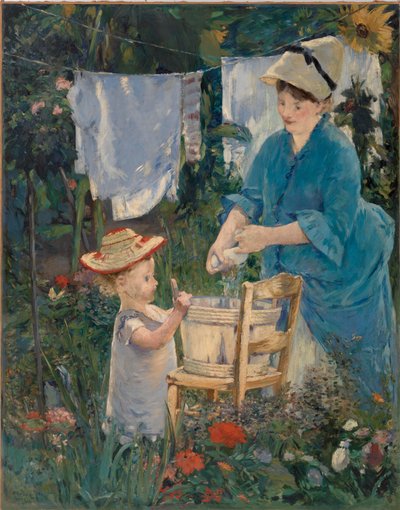 Le Linge Die Wäsche, 1875 von Édouard Manet