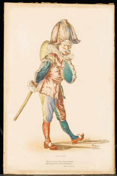 Le Polichinelle, 1874-76 von Édouard Manet