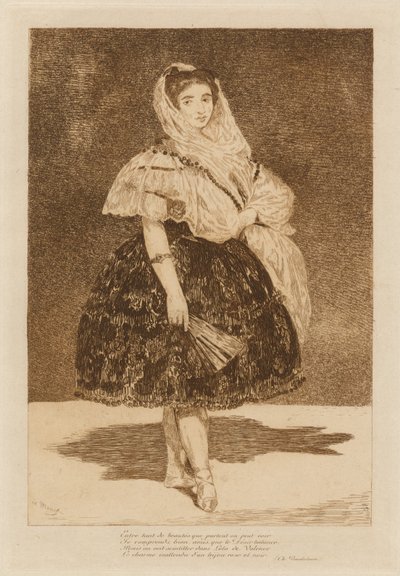 Lola de Valence, 1862 von Édouard Manet