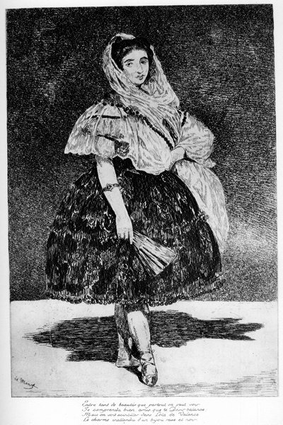 Lola de Valence, ca. 1850-1880 von Édouard Manet
