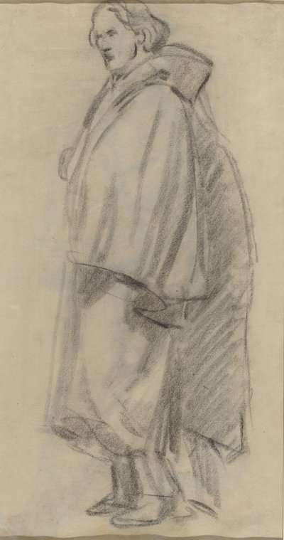 Mann mit einem Umhang [verso], 1852-1858 von Édouard Manet