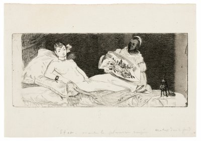 Olympia (veröffentlichte Platte) von Édouard Manet