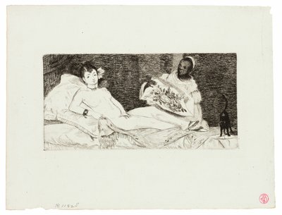Olympia (veröffentlichte Platte) von Édouard Manet