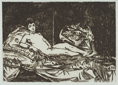 Olympia große Platte von Édouard Manet