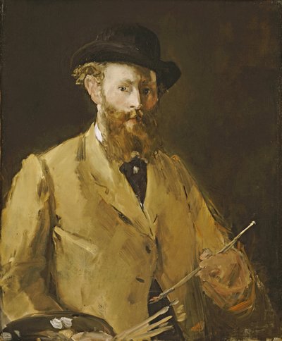 Selbstporträt mit Palette von Édouard Manet