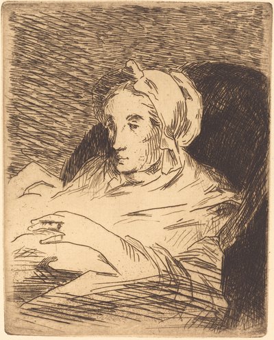 Die Genesende von Édouard Manet