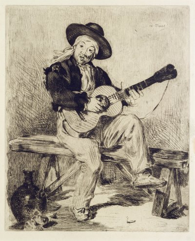 Der Gitarrist von Édouard Manet