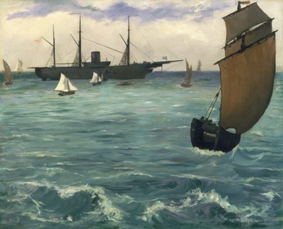 Die Kearsarge in Boulogne, 1864 von Édouard Manet
