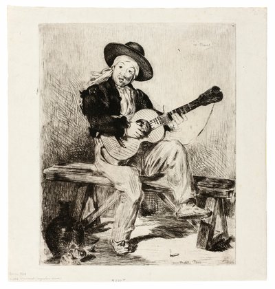 Der spanische Sänger von Édouard Manet