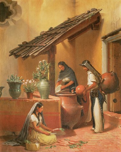 Der Wasserplatz (Tortugo) von Edouard Pingret