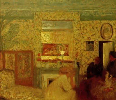 Der Salon der Natansons, Rue Saint-Florentin von Edouard Vuillard