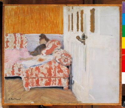 Auf dem Sofa (Das weiße Zimmer) von Edouard Vuillard