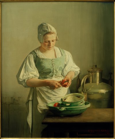 Die Köchin von Eduard Charlemont