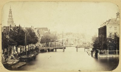 Blick auf die Zwanenburgwal in Amsterdam von Eduard Isaac Asser