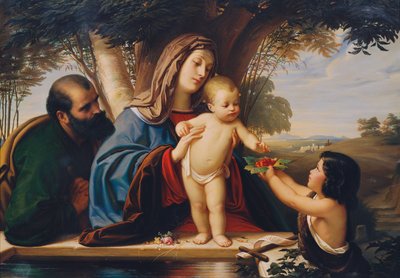 Heilige Familie mit Johannesknaben von Eduard Jakob von Steinle
