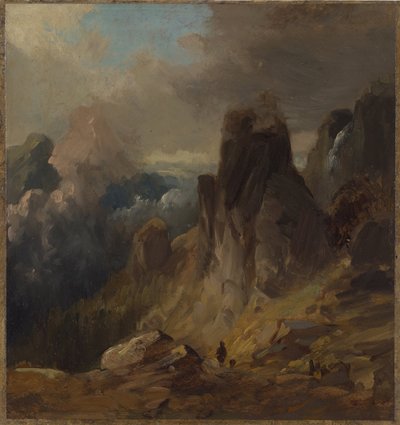 Kampenwand von Eduard Schleich der Ältere