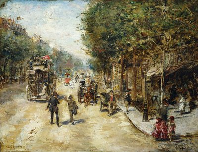 Die großen Boulevards, Paris von Eduardo Leon Garrido