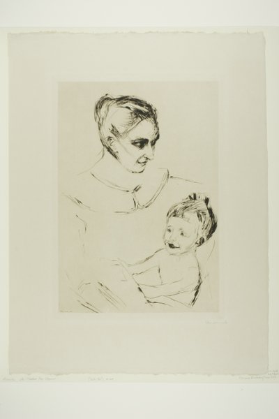 Die Freude einer Mutter von Edvard Munch