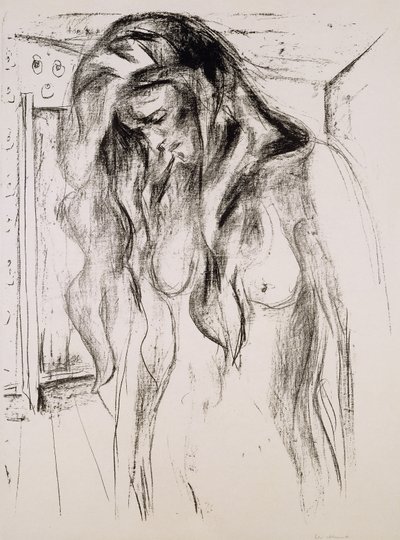 Weinendes Mädchen von Edvard Munch