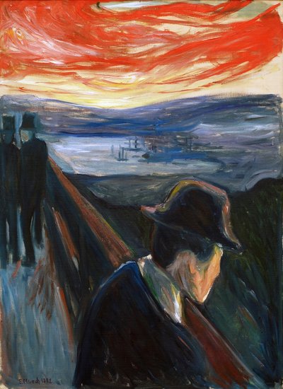 Verzweiflung von Edvard Munch