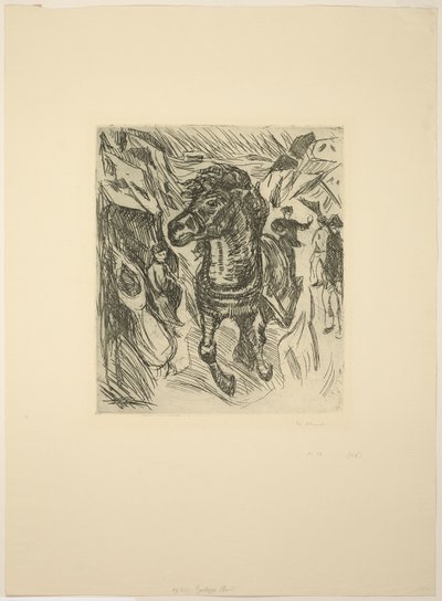 Galoppierendes Pferd von Edvard Munch