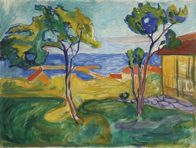 Hagen in Asgardstrand, 1904-1905 von Edvard Munch