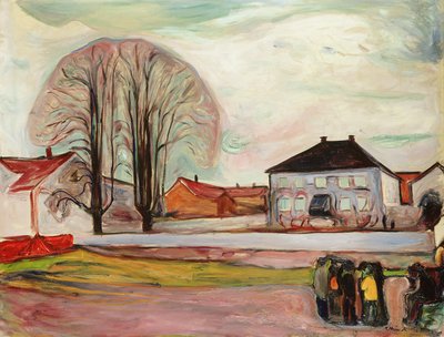 Haus in Aasgaardstrand von Edvard Munch