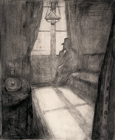 Mondlicht (Nacht in Saint-Cloud) von Edvard Munch