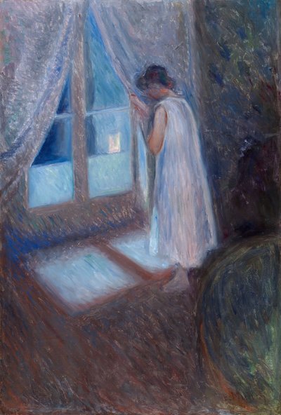 Das Mädchen am Fenster von Edvard Munch