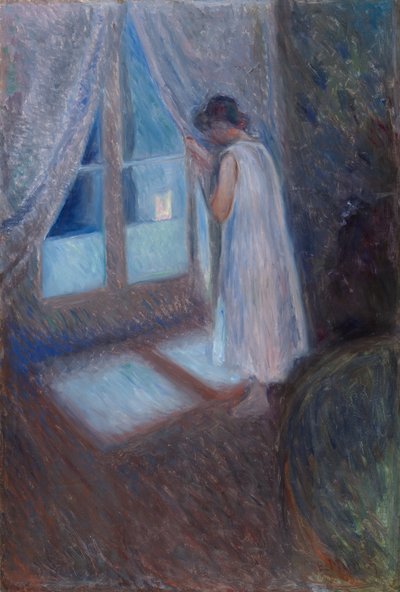 Das Mädchen am Fenster von Edvard Munch